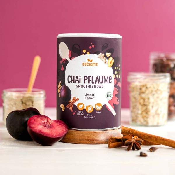 OATSOME® Chai Pflaume | Smoothie Bowl Mit Pflaume und Chai-Gewürze 400g