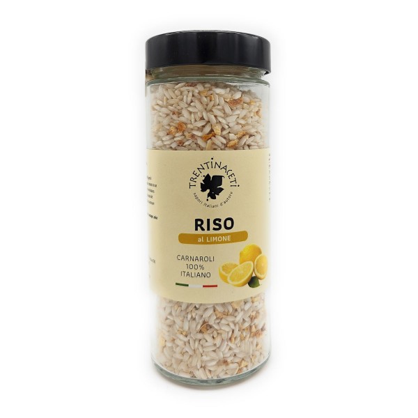 TrentinAceti Zitronenrisotto - Riso al Limone - Italienisches Risotto- höchste Qualität - 420g